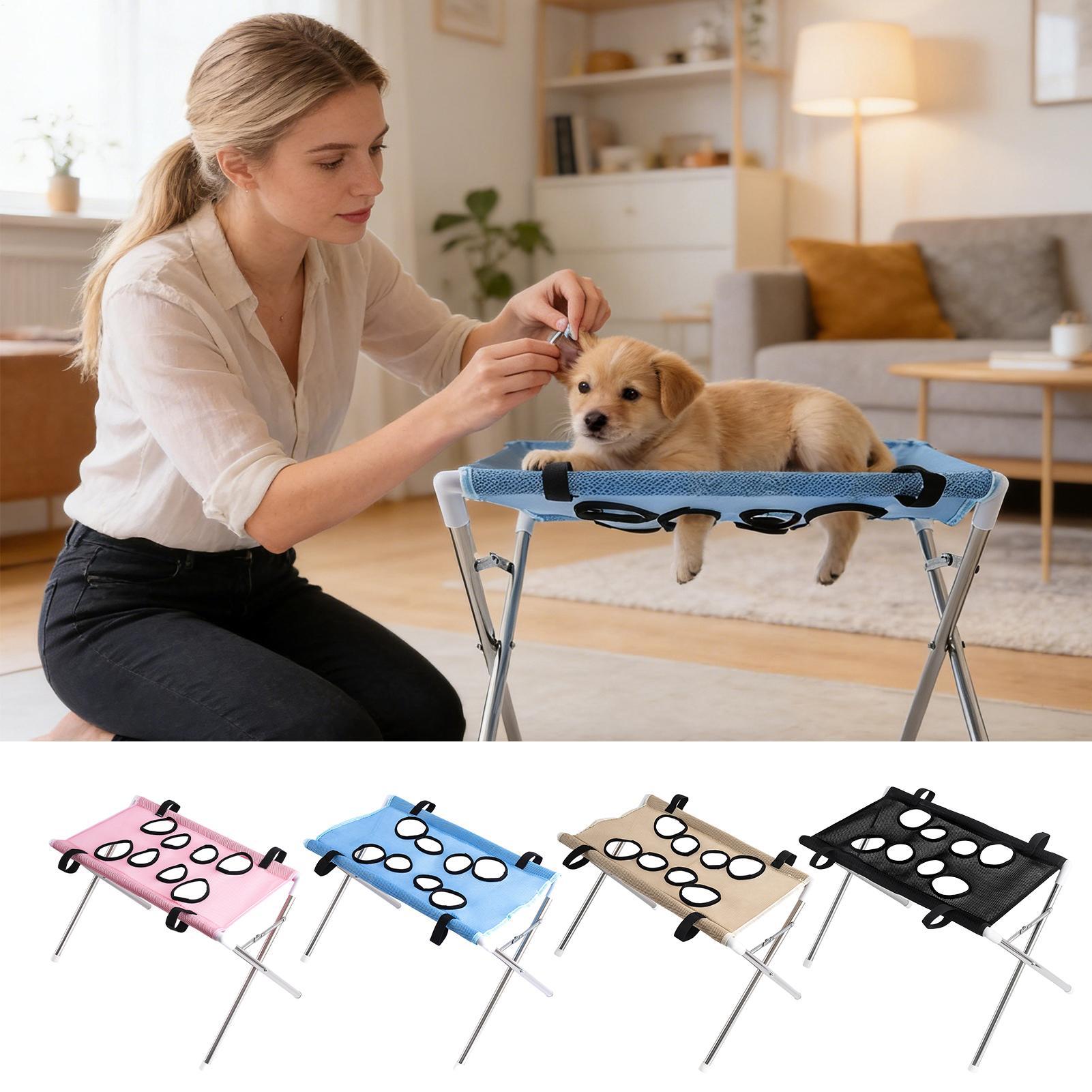 Pet Supplies Outlet - حامل أرجوحة قابل للطي لتنظيف الحيوانات