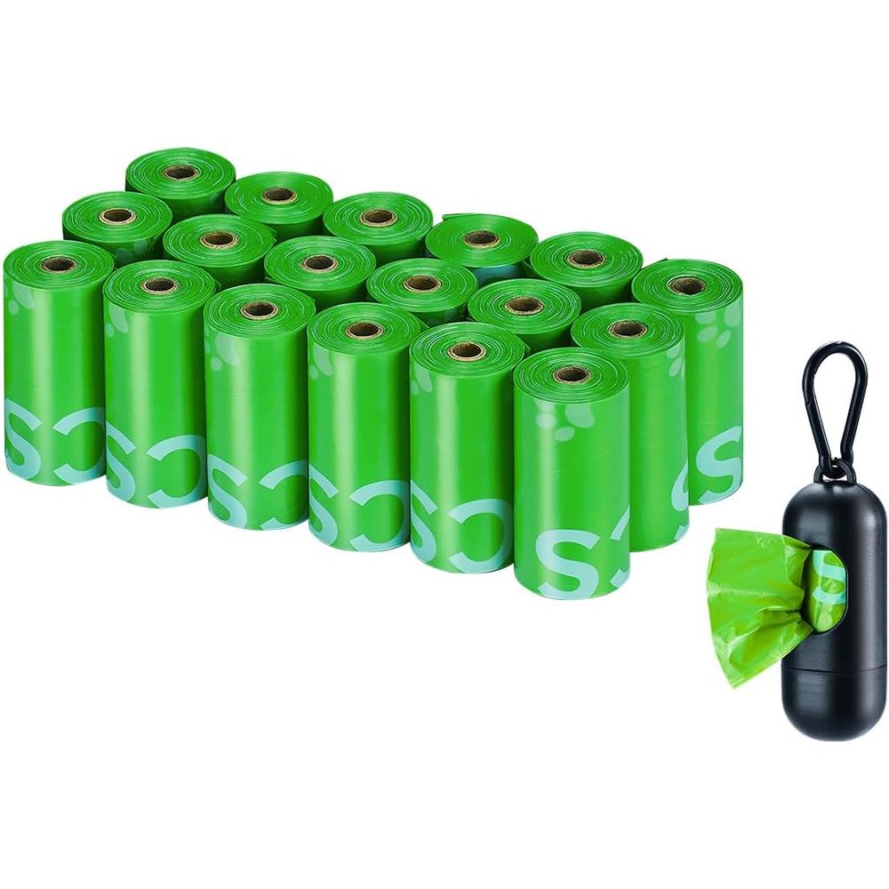 Poop Bag Dispenser - أكياس فضلات الكلاب، 270 قطعة، 13×9