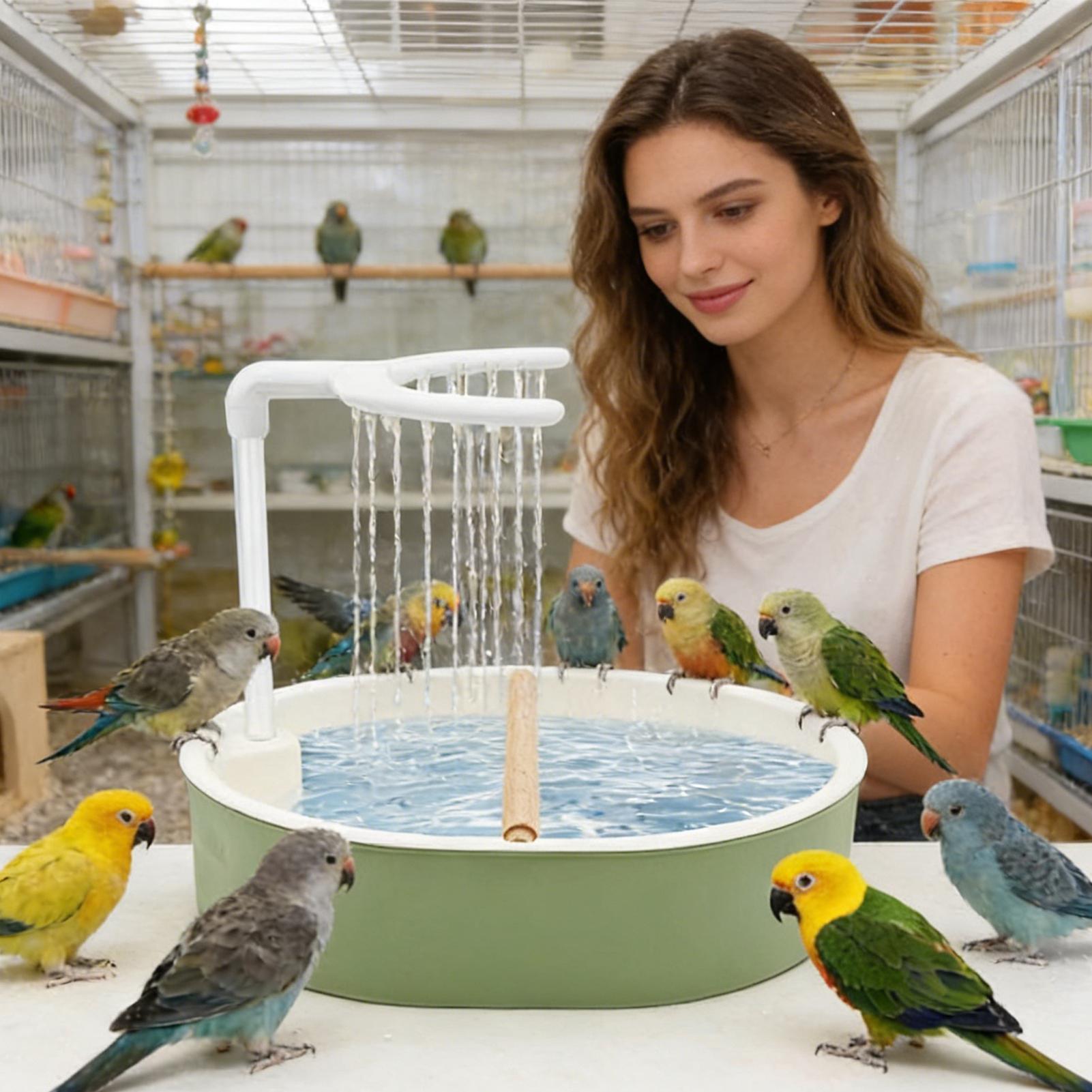 Bird Cage Parrot - حوض استحمام أوتوماتيكي للطيور يعمل بالطاقة