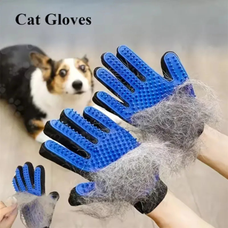 Pet Supplies Discount - قفاز تمشيط شعر الحيوانات الأليفة، قفاز
