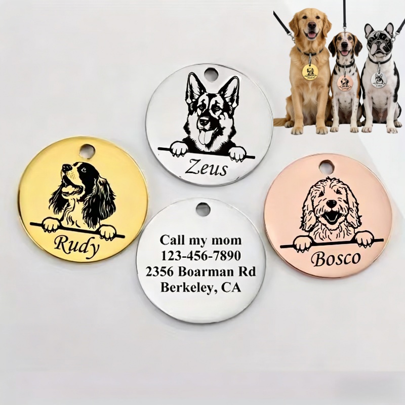 Pet Supplies Discount - أطواق مخصصة مضادة للضياع للحيوانات الأليفة