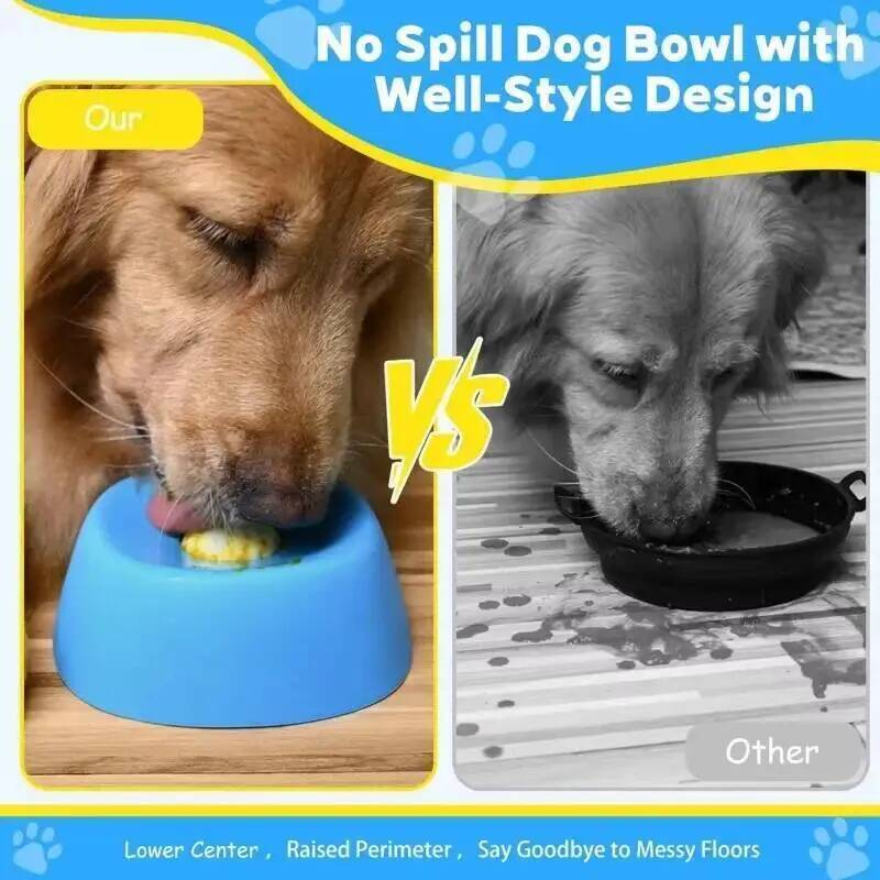 Pet Supplies Hours - وعاء لعق للكلاب مع كرة تفاعلية