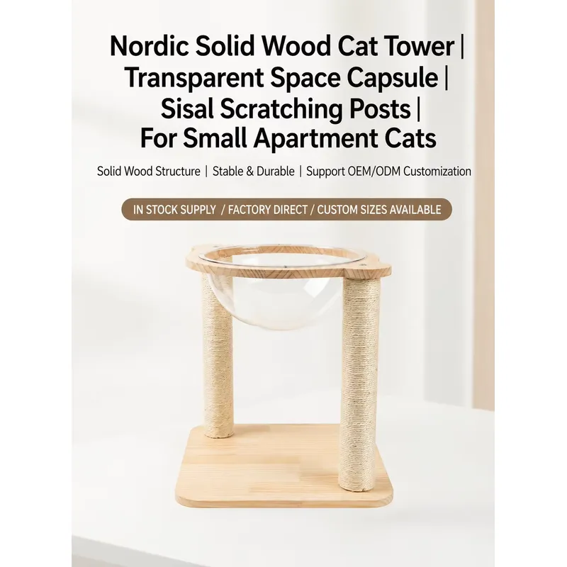 برج قطط صديق للبيئة مصنوع من خ - مراجعة Cat Scratching Post وسعره