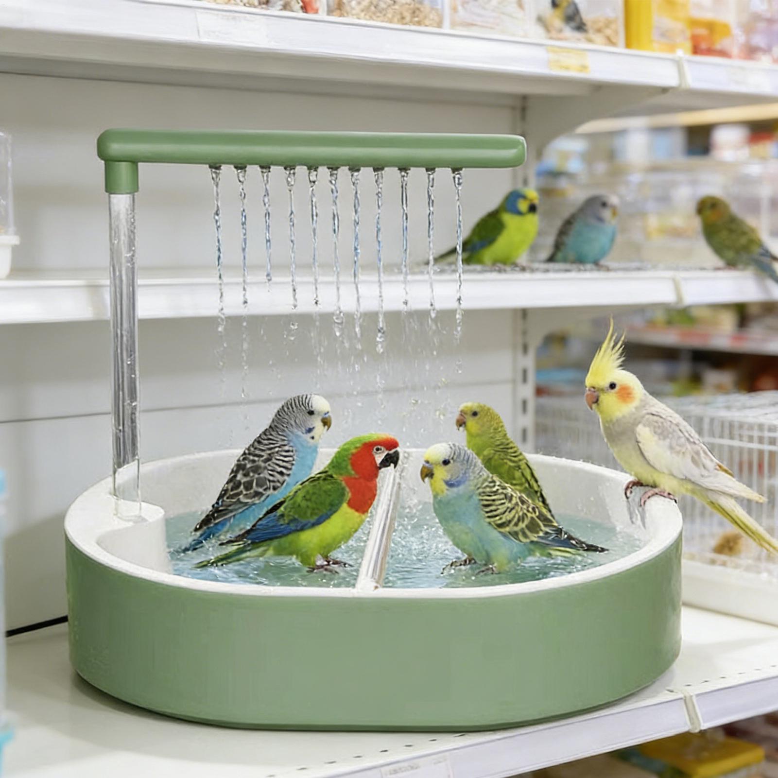 حوض استحمام أوتوماتيكي للطيور  - مراجعة Bird Cage Parrot وسعره