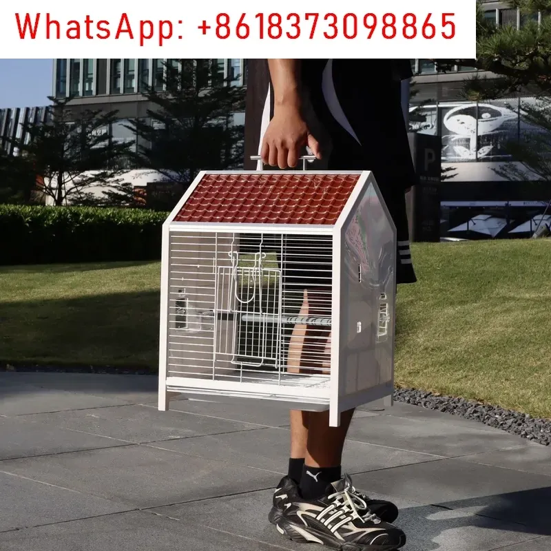 قفص طيور أفقي مقاوم للرذاذ للب - مراجعة Bird Cage Parrot وسعره