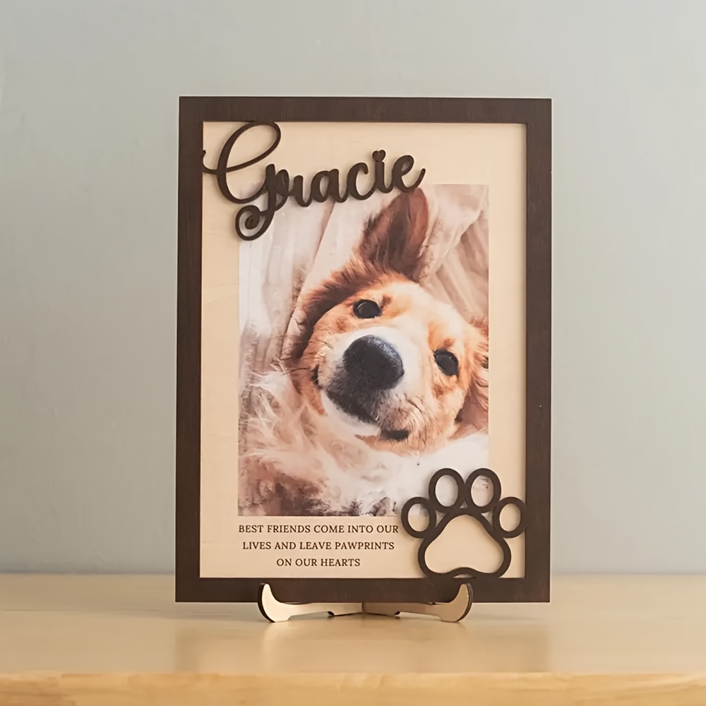 إطار صور خشبي مخصص للحيوانات ا - مراجعة Pet Supplies Outlet وسعره