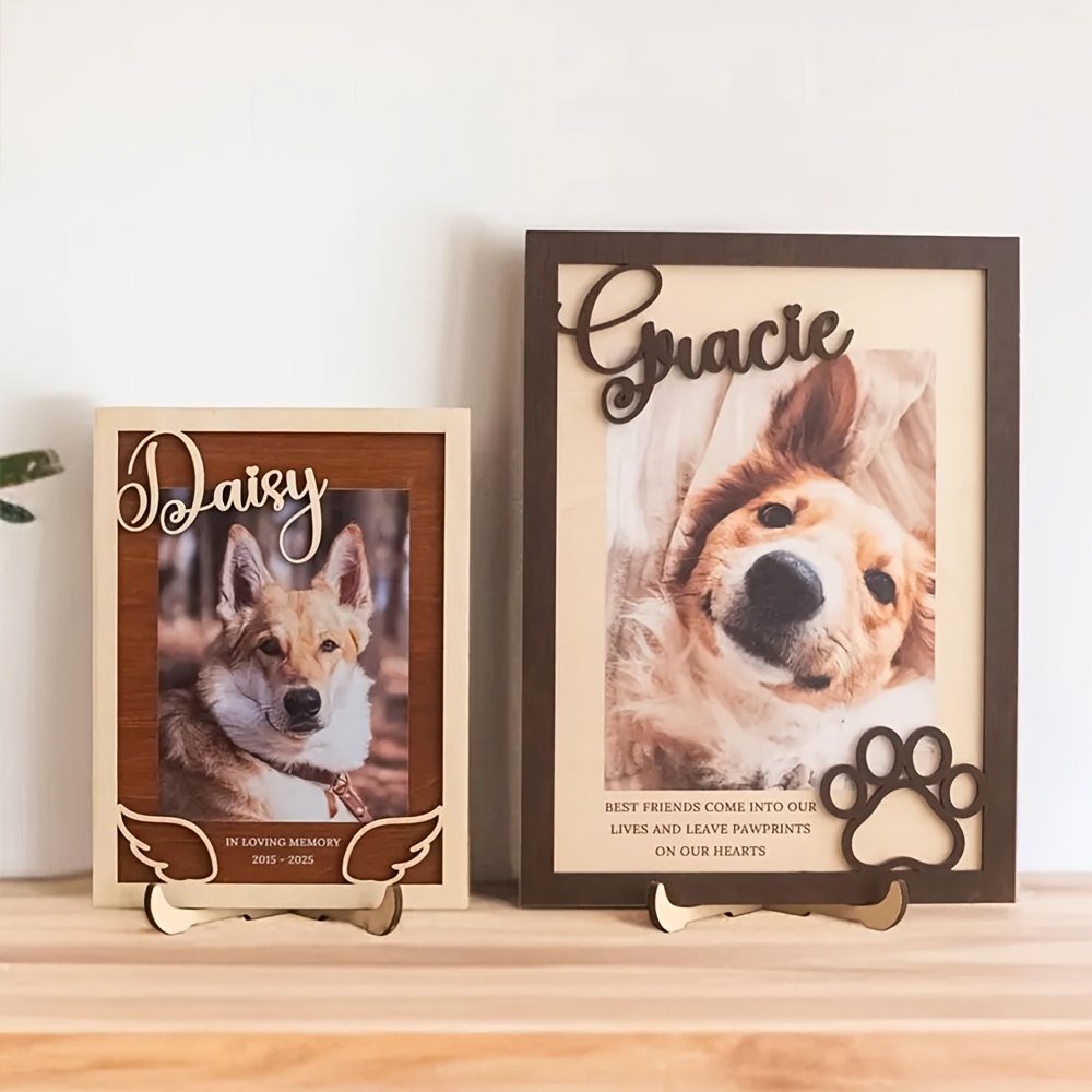 إطار صور خشبي مخصص للحيوانات ا - مراجعة Pet Supplies Outlet وسعره
