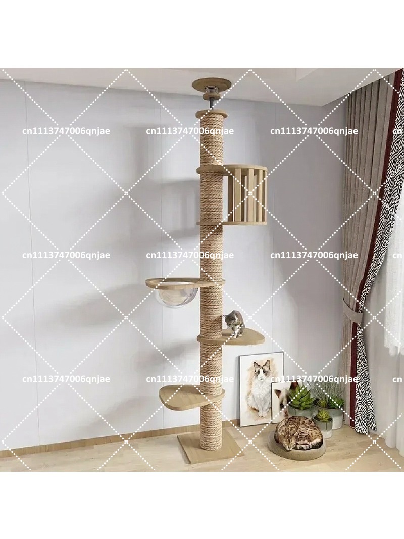 برج تسلق خشبي داخلي متعدد المس - مراجعة Cat Scratching Post وسعره
