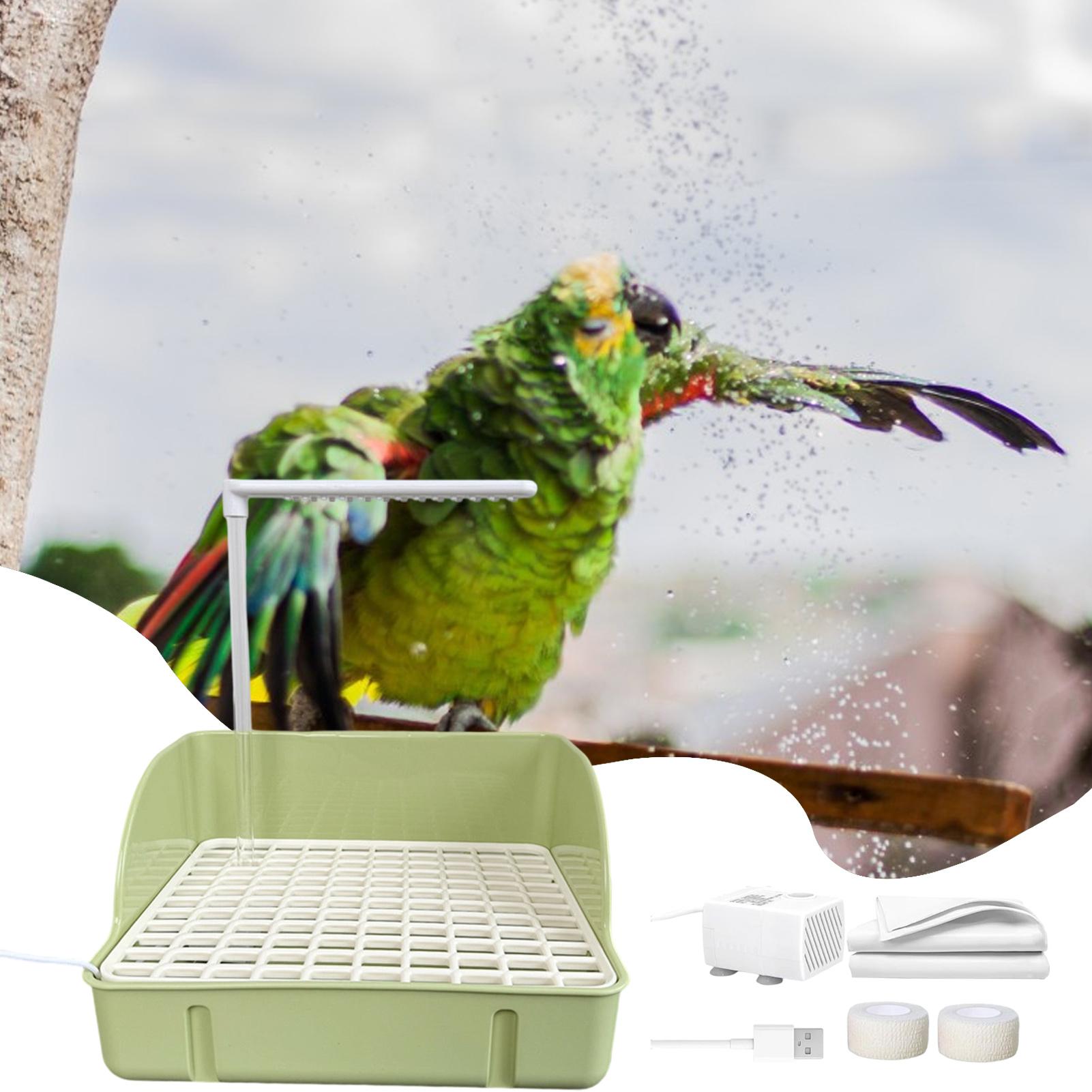 حوض استحمام الطيور الأوتوماتيك - مراجعة Bird Cage Parrot وسعره
