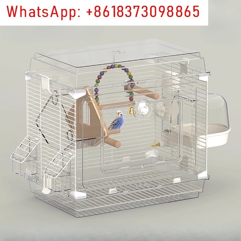 قفص طيور أكريليك فاخر شفاف للز - مراجعة Bird Cage Parrot وسعره
