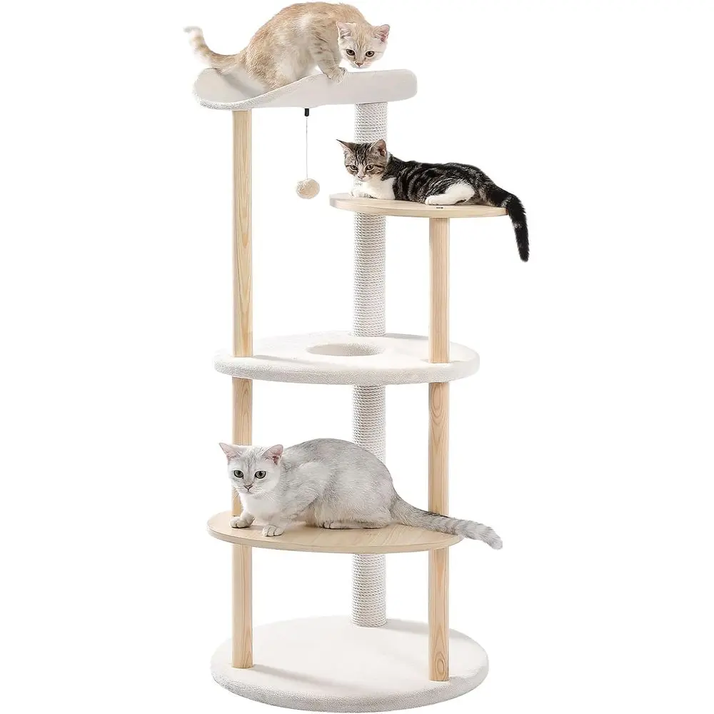 برج قطط داخلي بيج بخمسة مستويا - مراجعة Cat Scratching Post وسعره