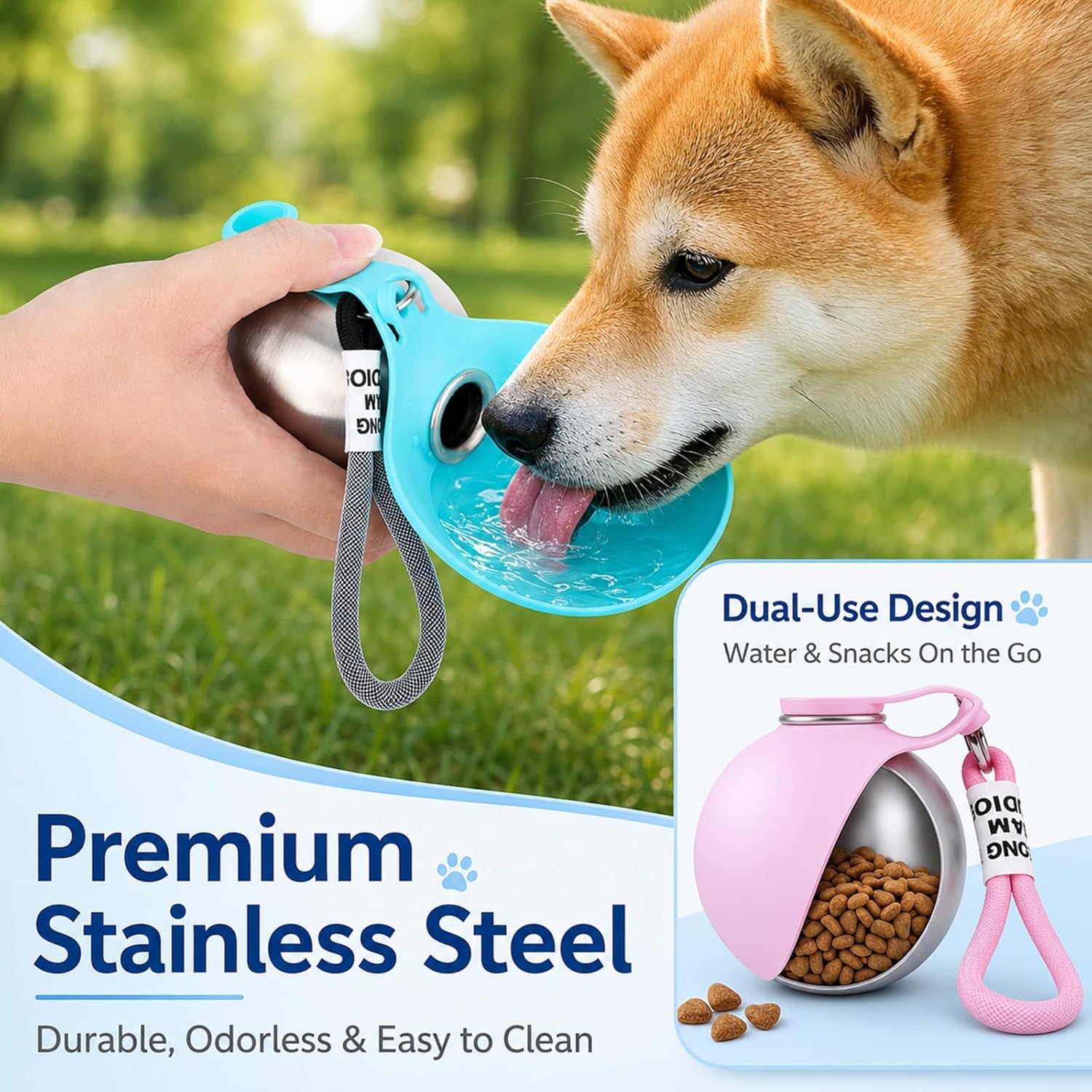 زجاجة ماء محمولة للكلاب الصغير - مراجعة Pet Supplies Hours وسعره