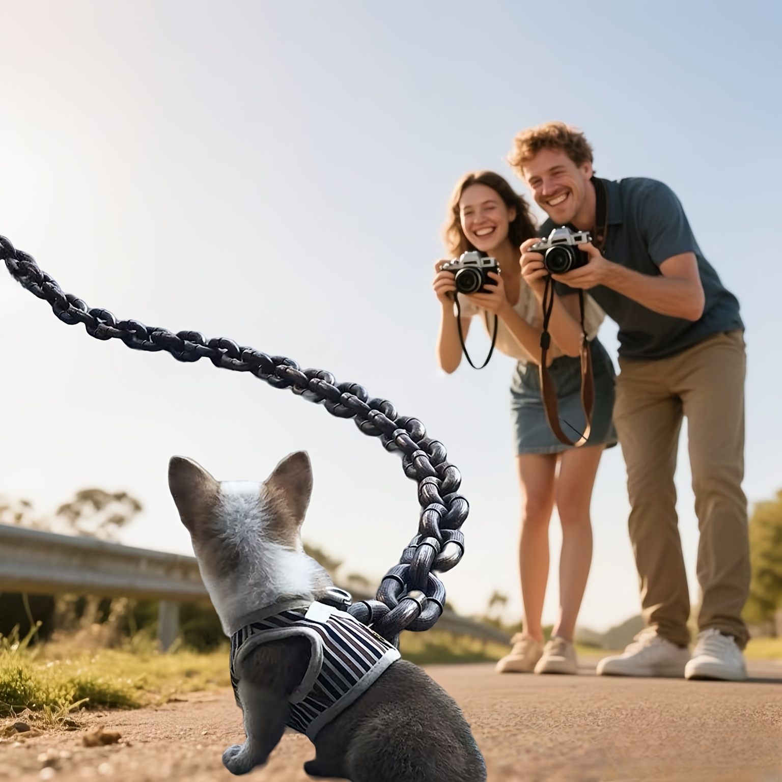 حبل كلب مضحك بطول 70 بوصة، سلس - مراجعة Pet Supplies Discount وسعره