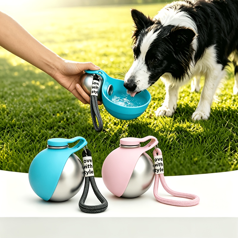 زجاجة ماء للكلاب من الفولاذ ال - مراجعة Pet Supplies Hours وسعره