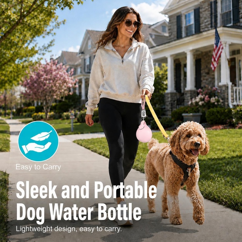 زجاجة ماء للكلاب من الفولاذ ال - مراجعة Pet Supplies Hours وسعره