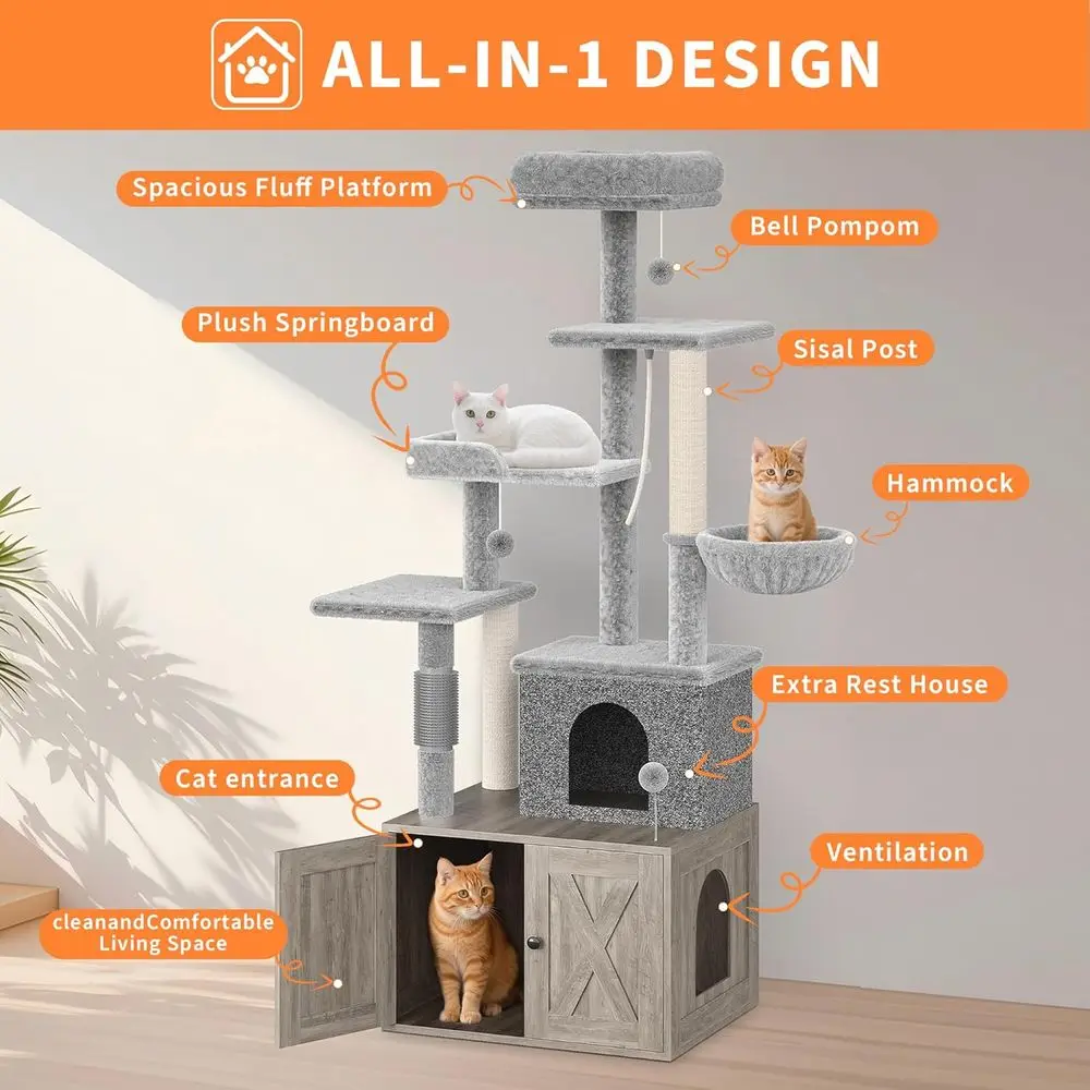 بيت لعب كبير متعدد المستويات ل - مراجعة Cat Scratching Post وسعره