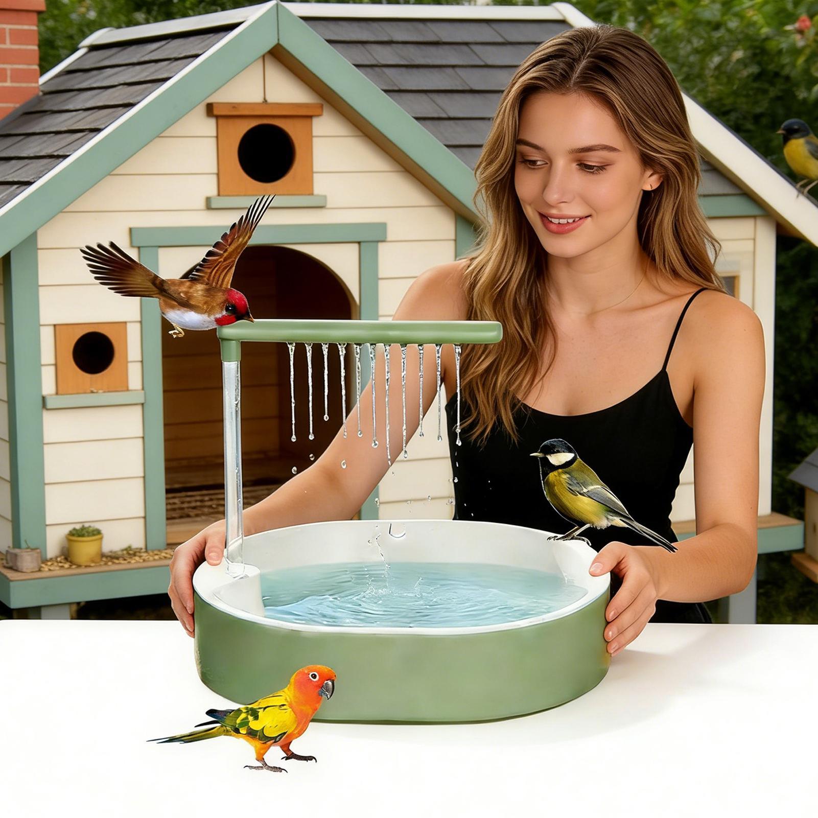 حوض استحمام للببغاء، نافورة لق - مراجعة Bird Cage Parrot وسعره