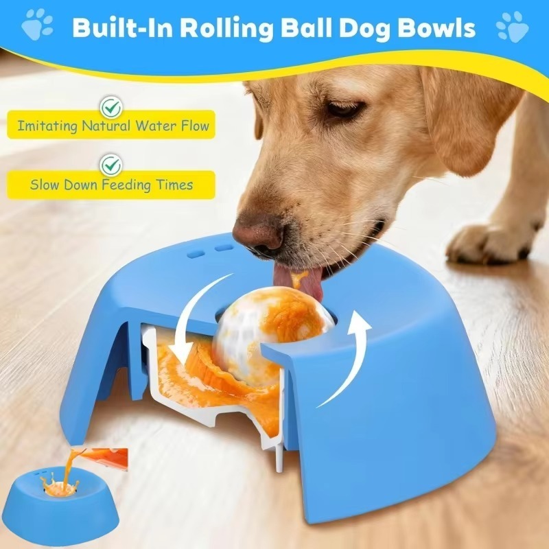 وعاء لعق للكلاب مع كرة تفاعلية - مراجعة Pet Supplies Hours وسعره