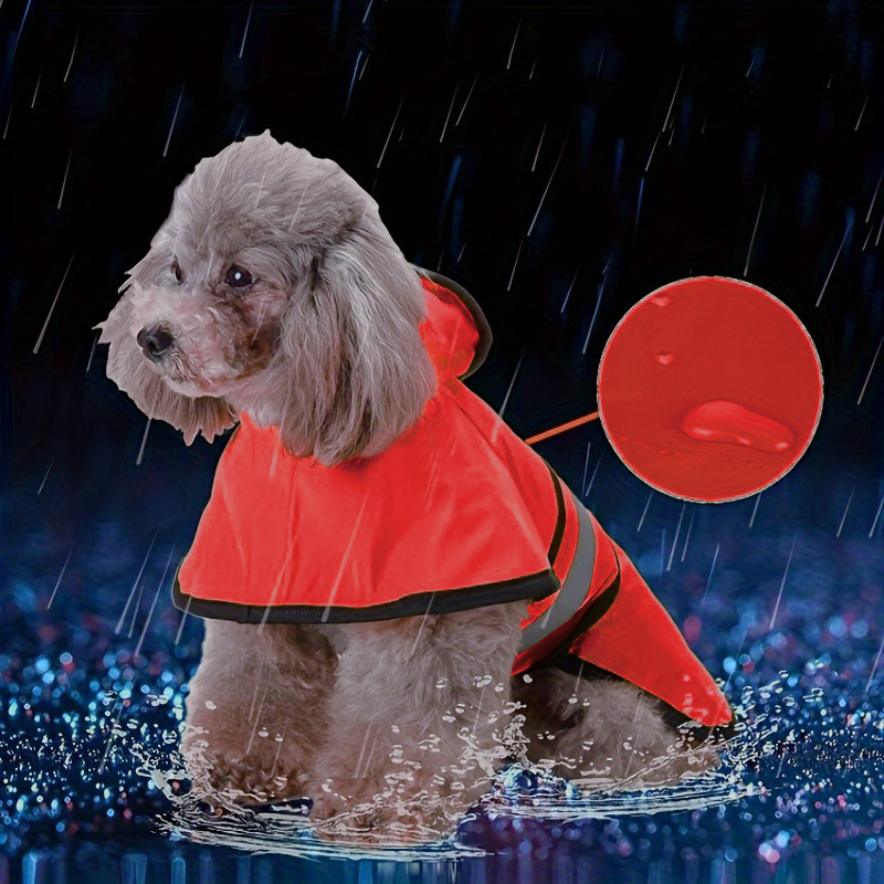 الربيع الصيف للماء عاكسة صغيرة - مراجعة Dog Raincoat وسعره